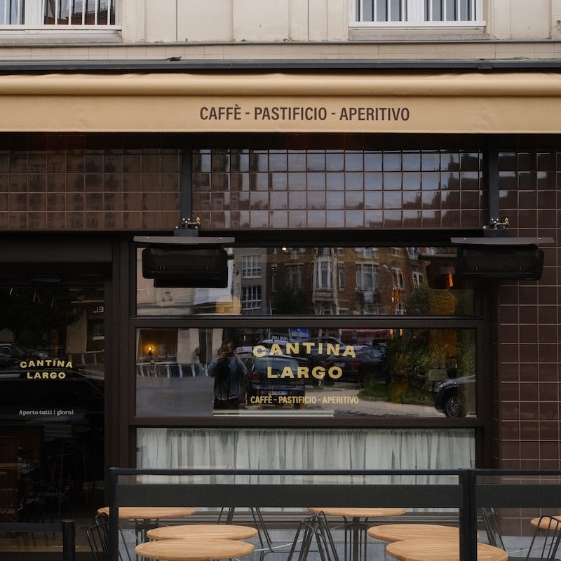 La nouvelle terrasse de Cantina Largo à la place Brugmann à Ixelles